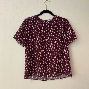 NWT Amour Vert washable silk Odilia blouse